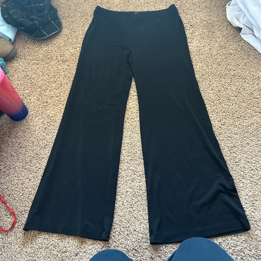Black Wide-Leg Pants